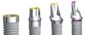 abutment parts of a dental implant