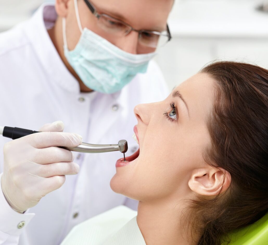 The patient at the dentist